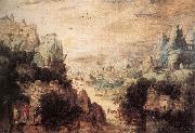 Herri met de Bles Landscape with Christ and the Men of Emmaus china oil painting artist